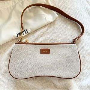 Eva shoulder bag - Beige Canvas